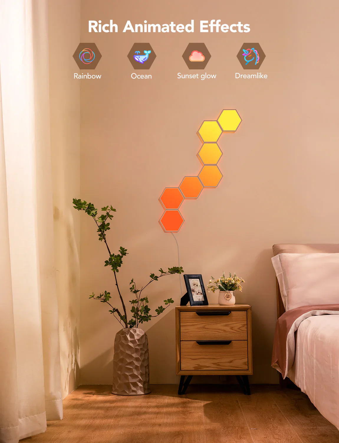 Govee Glide Hexa Light Panels - Image 4