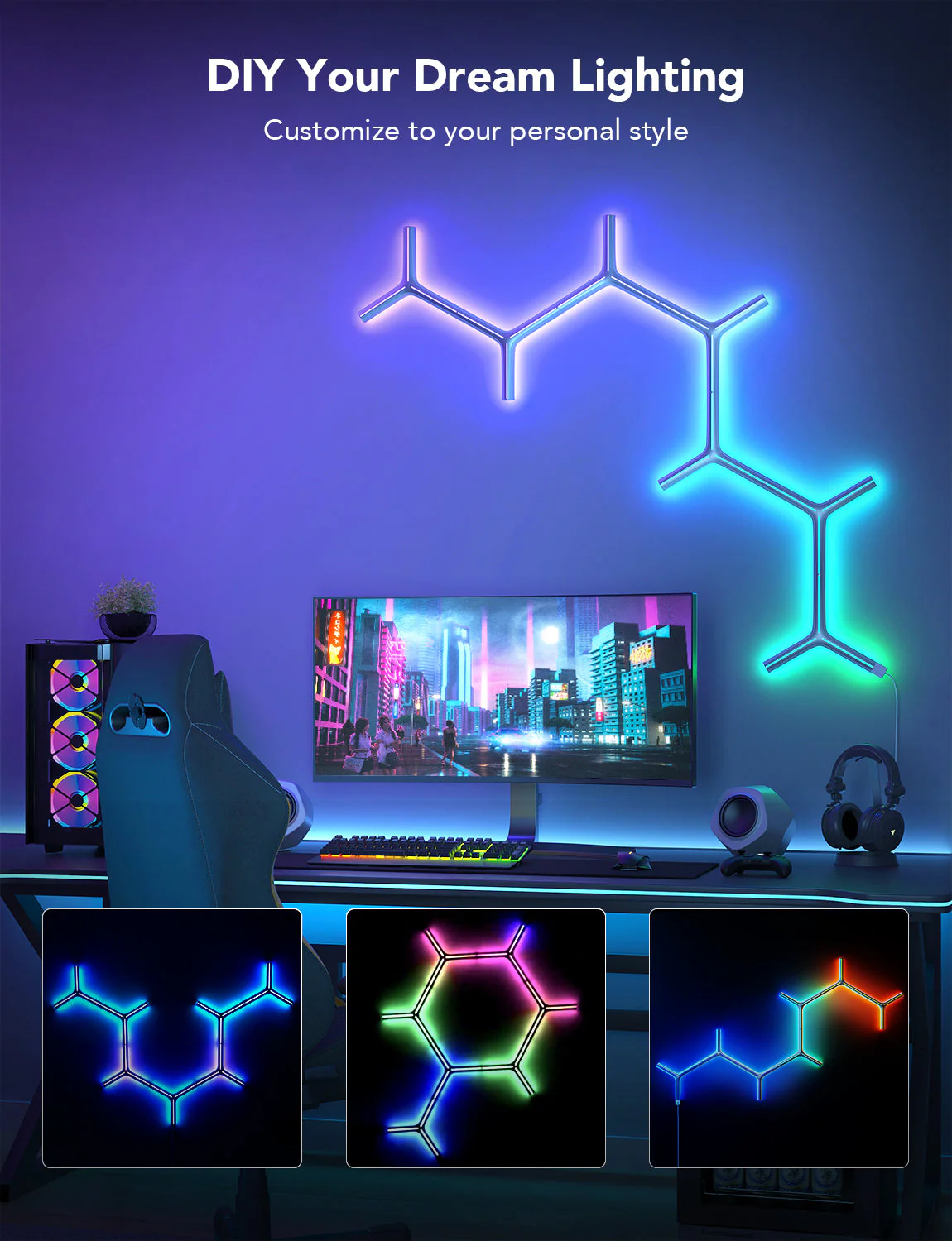 Govee Glide RGBIC Y Lights - Image 6