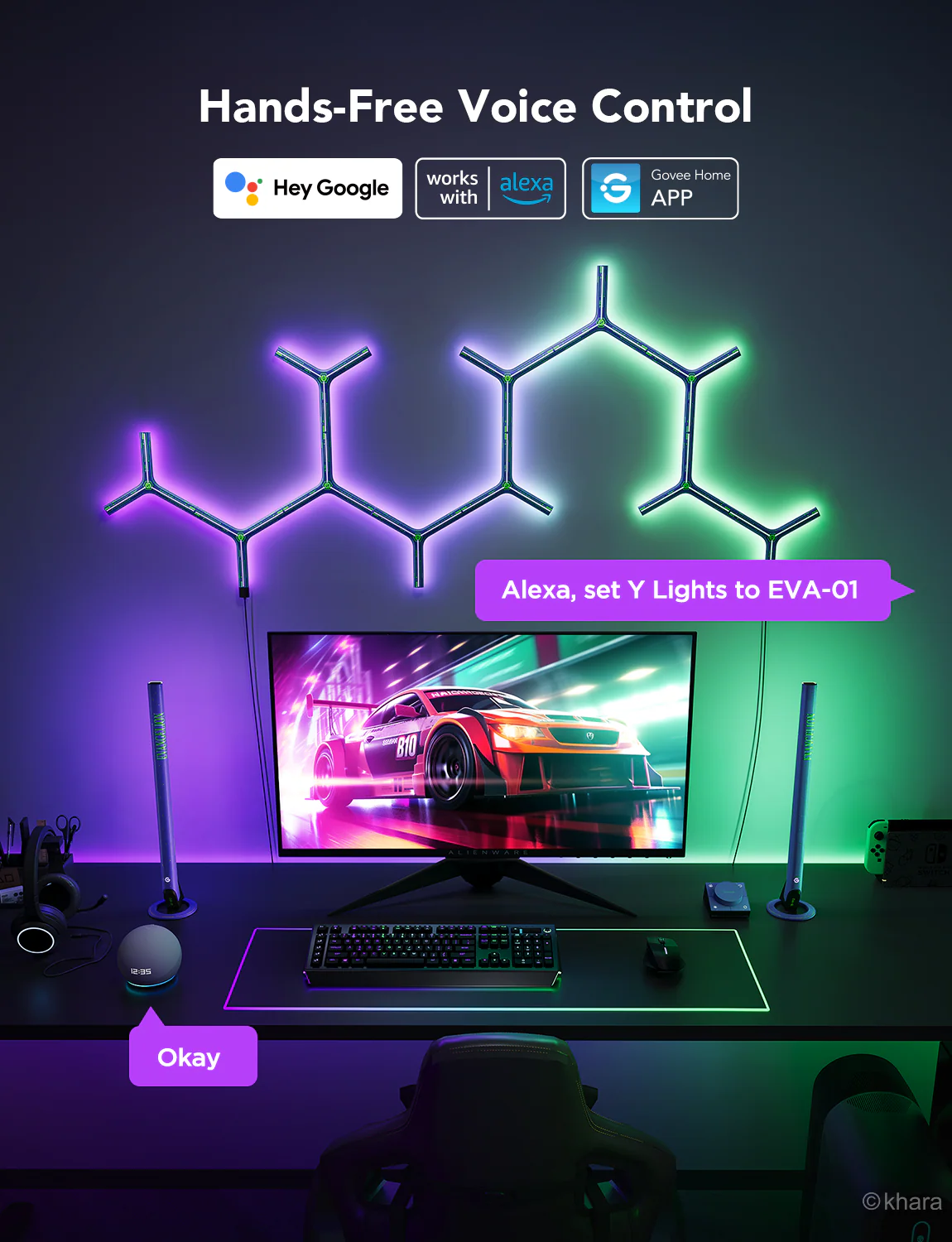 Govee Glide RGBIC Y Lights - Image 9