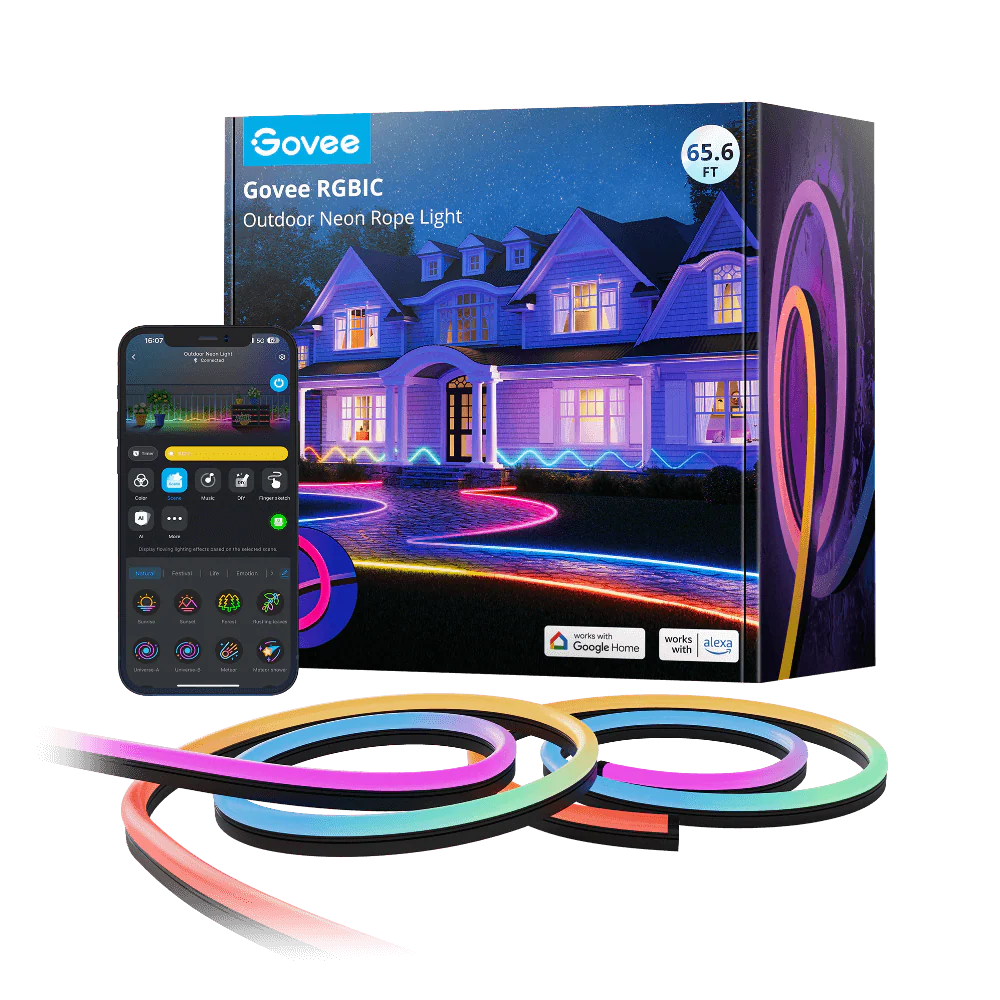 Govee RGBIC Outdoor Neon Rope Light - Image 10