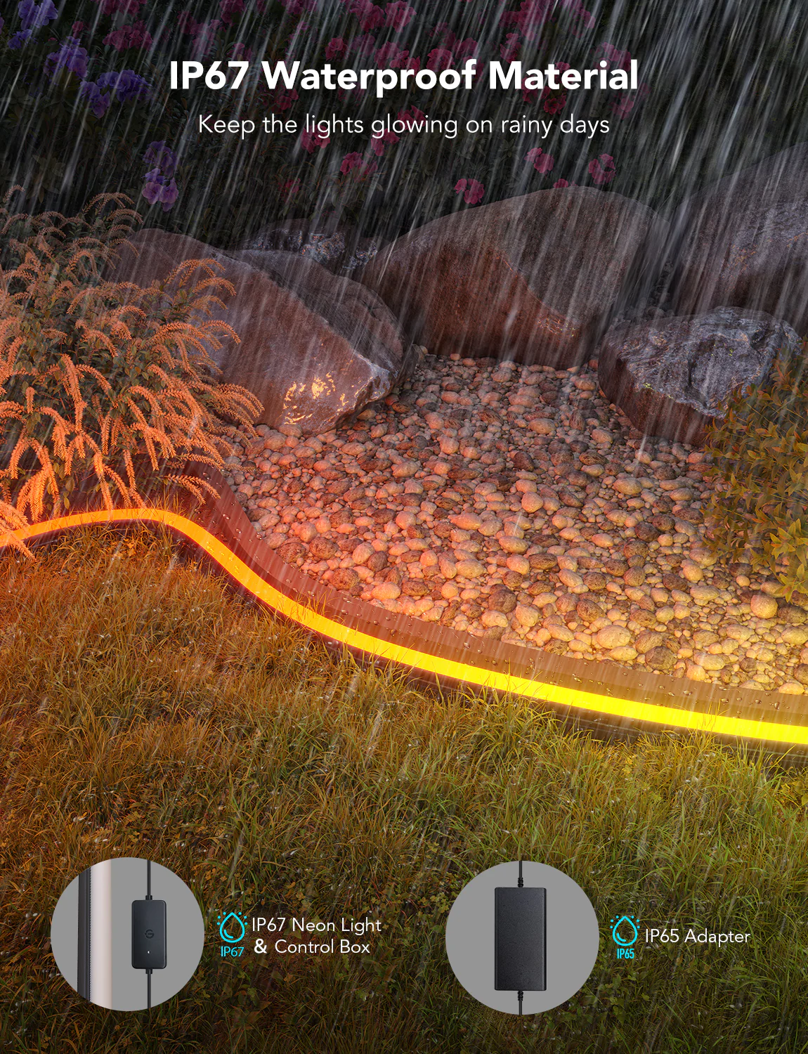 Govee RGBIC Outdoor Neon Rope Light - Image 8