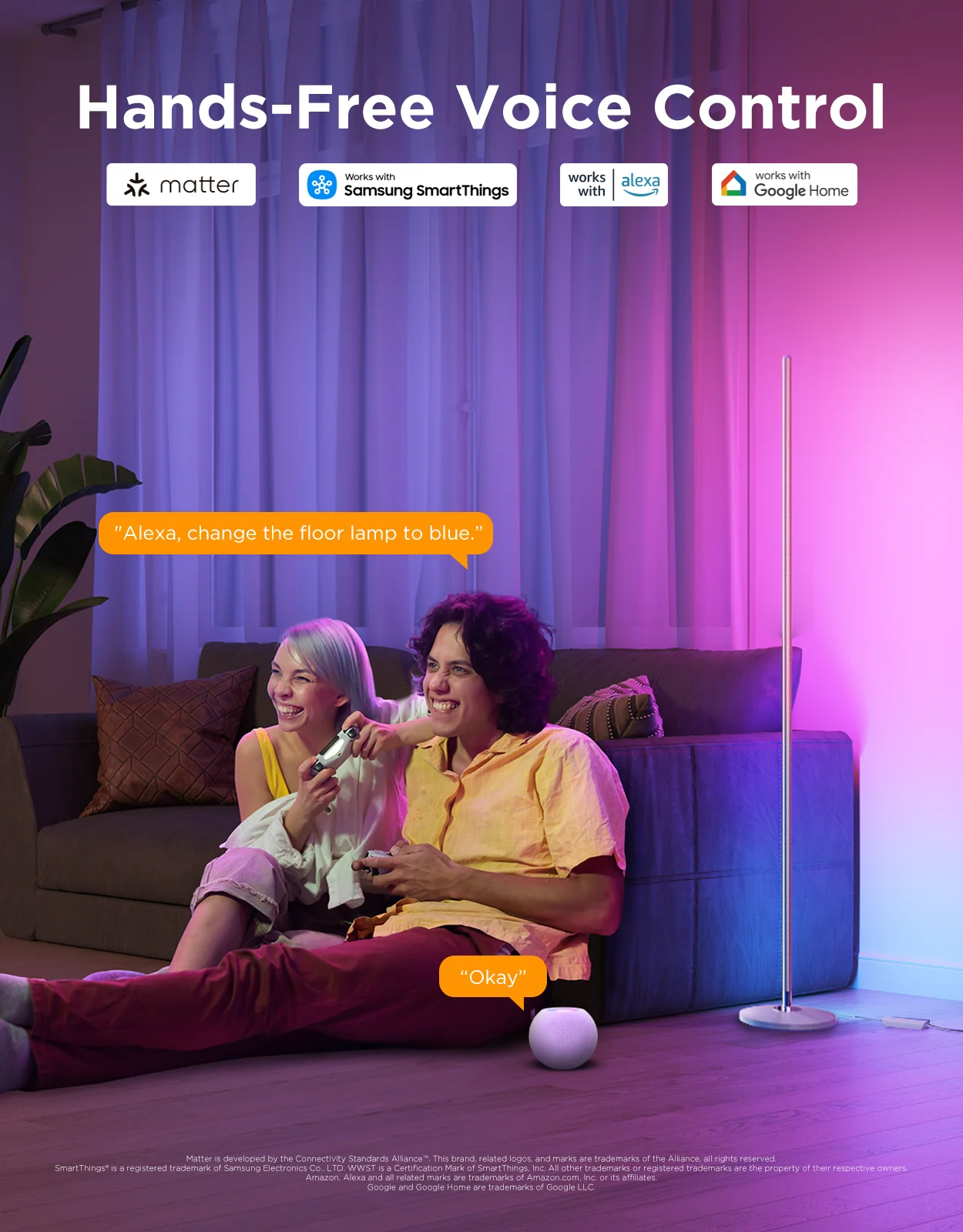 Govee RGBICW Smart Floor Lamp Basic - Image 13