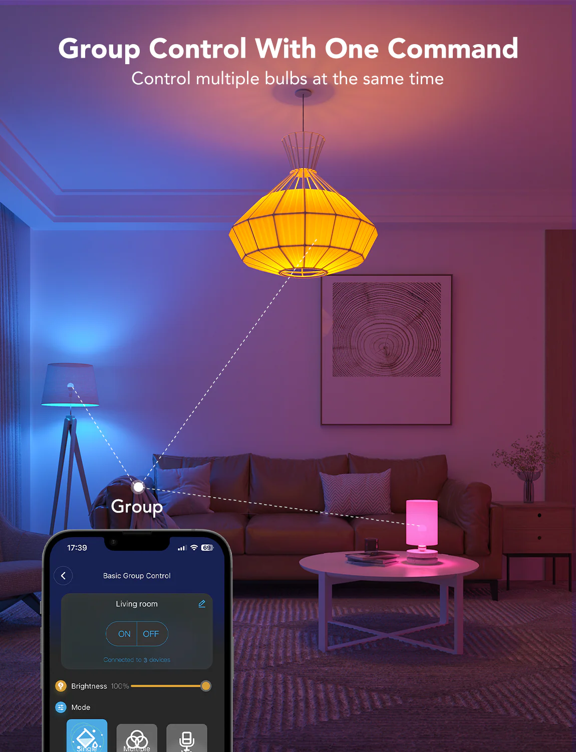 Govee RGBWW Smart BR30 LED Light Bulbs - Image 10