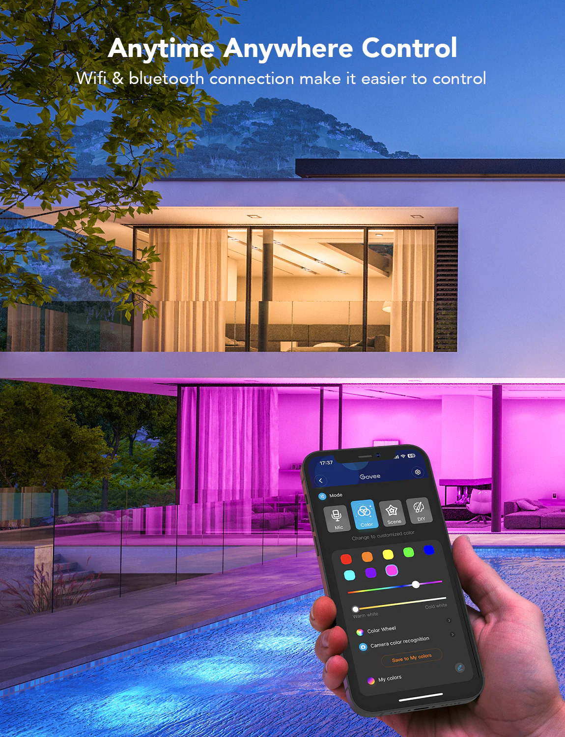 Govee RGBWW Smart BR30 LED Light Bulbs - Image 8