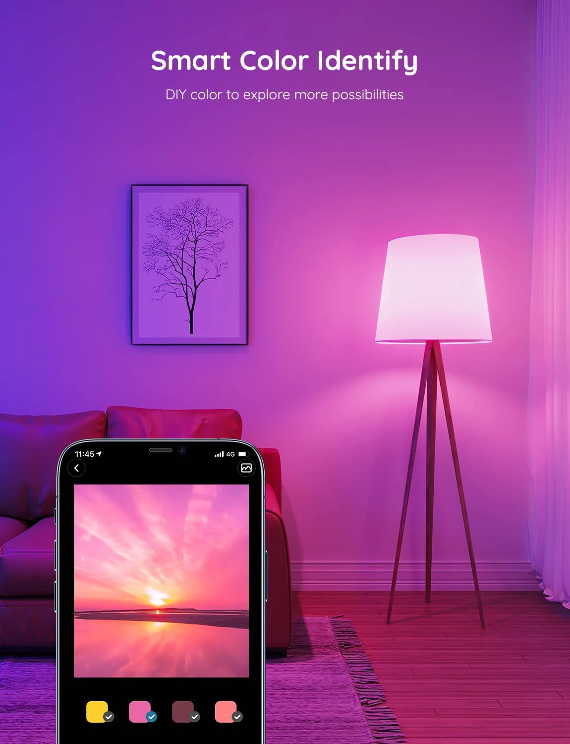 Govee Smart A19 LED Bulbs - Image 4