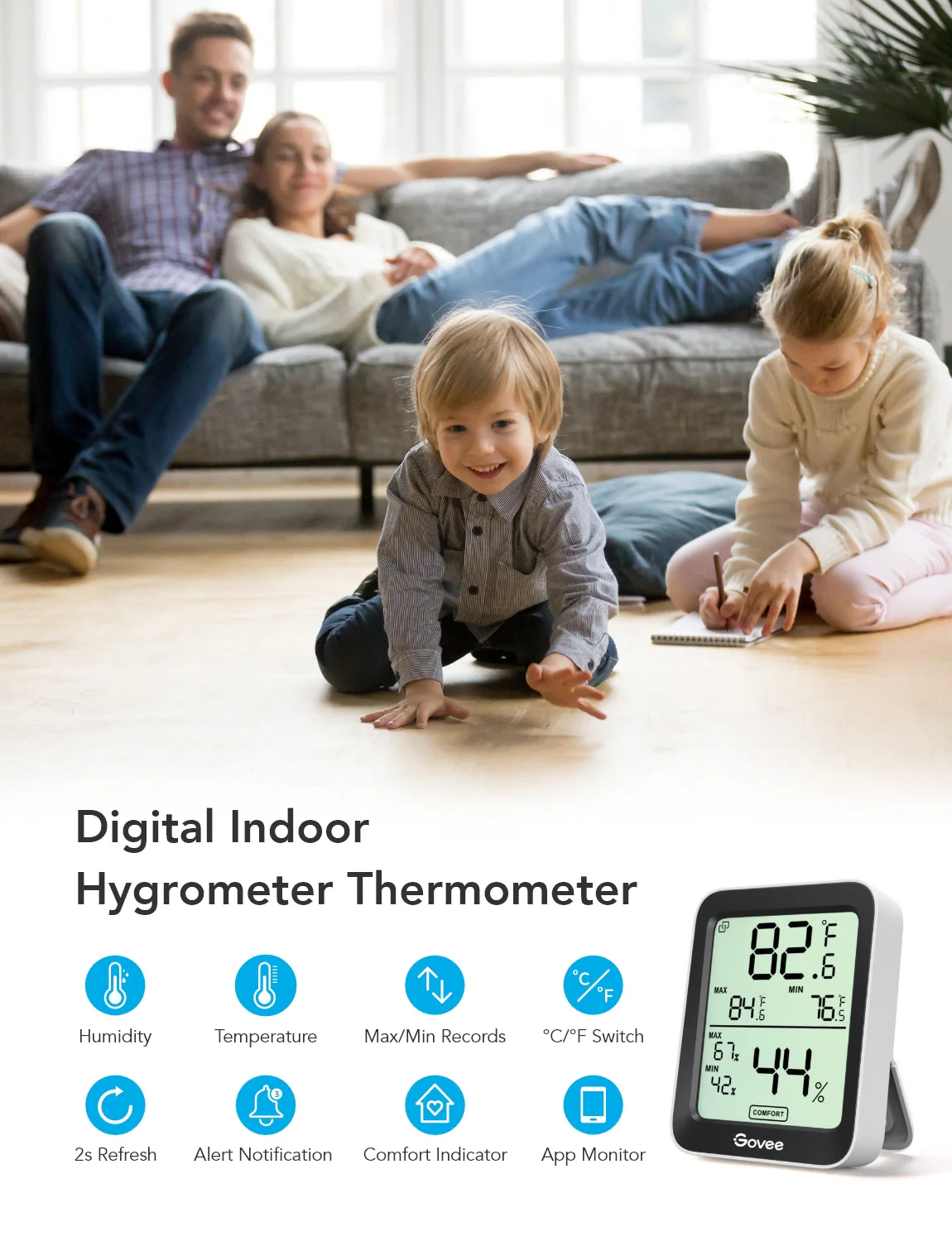 Govee Bluetooth Hygrometer Thermometer - Image 5