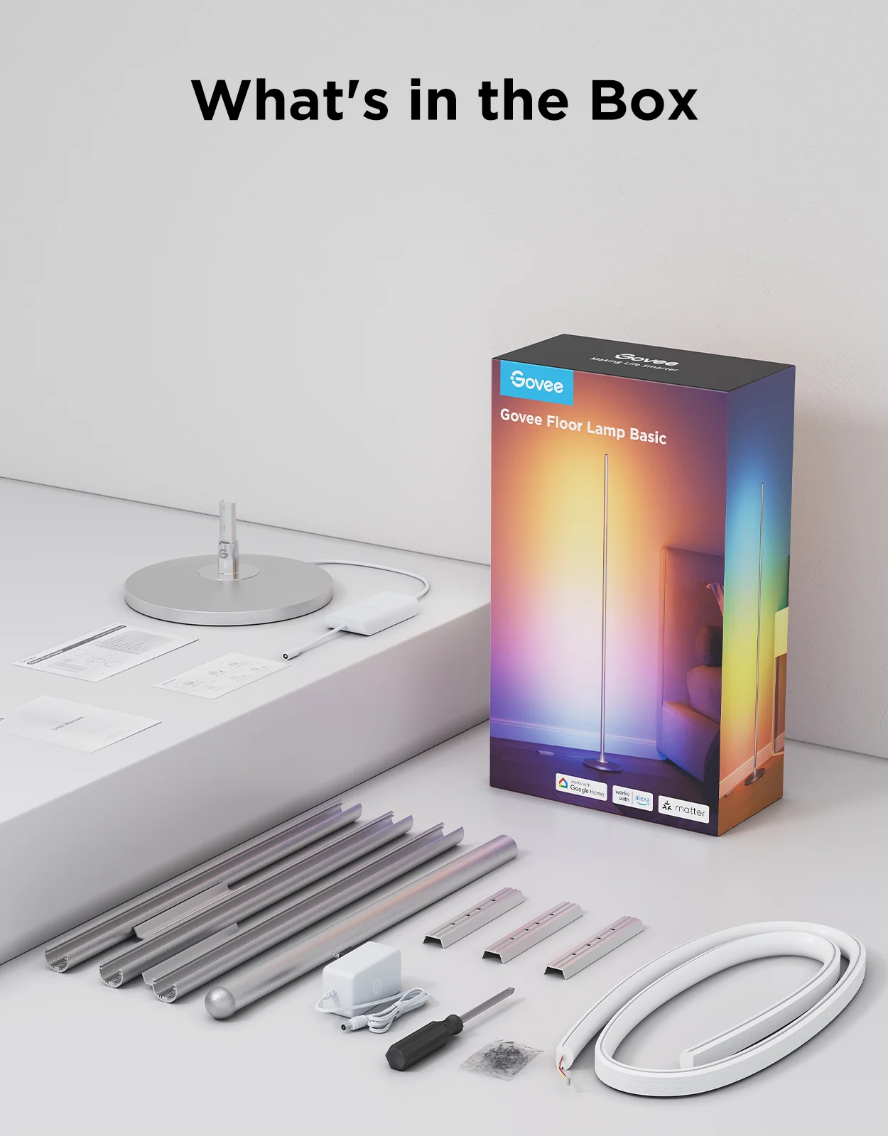 Govee RGBICW Smart Floor Lamp Basic - Image 10