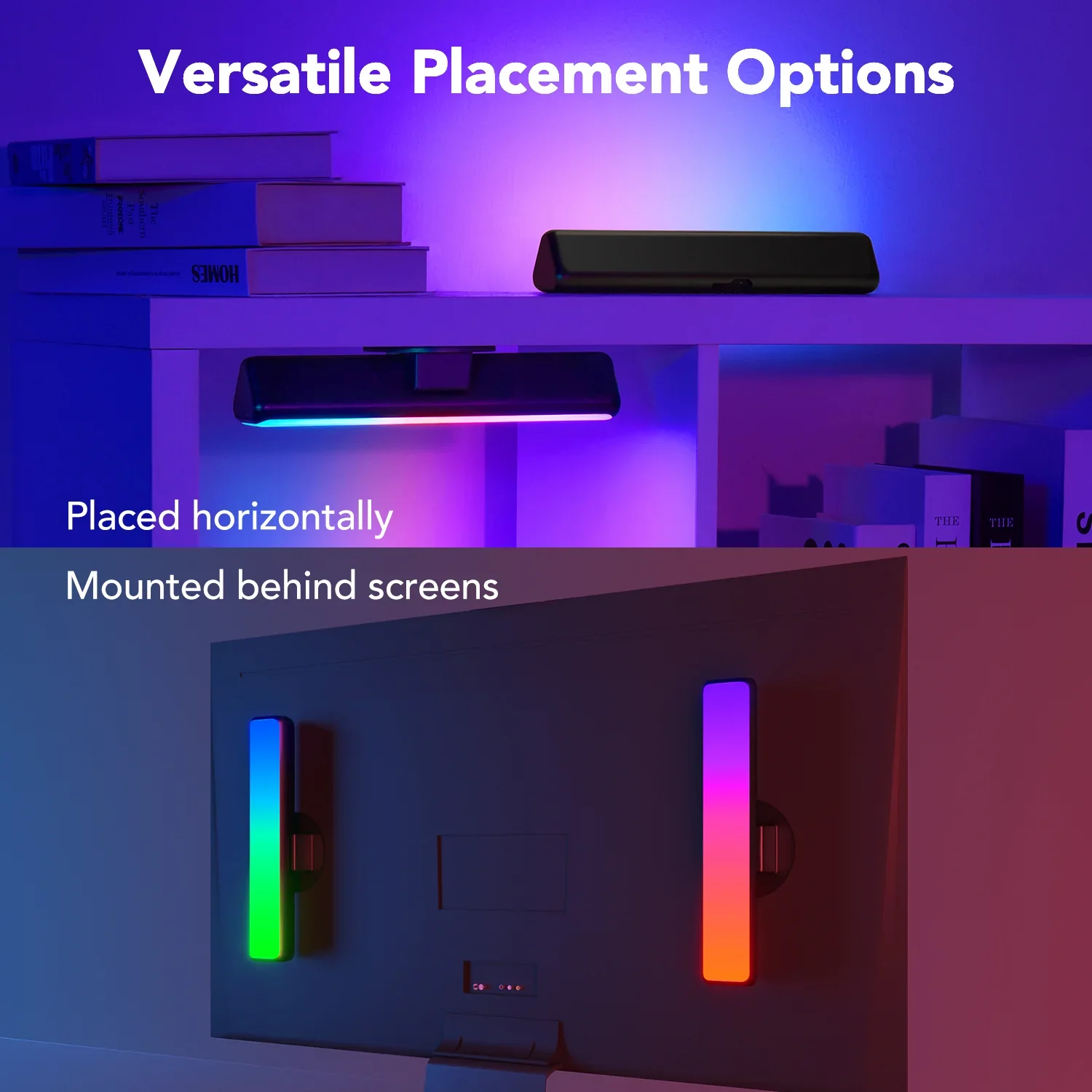 Govee RGBICWW WiFi + Bluetooth Flow Plus Light Bars - Image 7